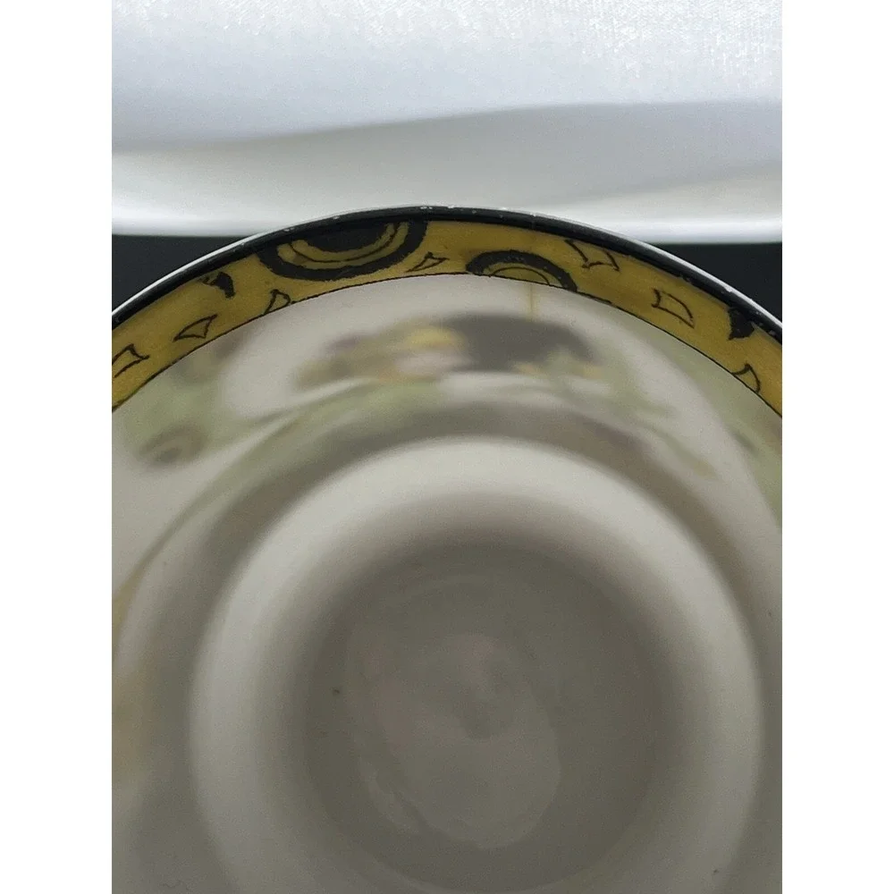 Rare Antique 1920 Melba Bone China DOLLY VARDEN Cup and Saucer Set